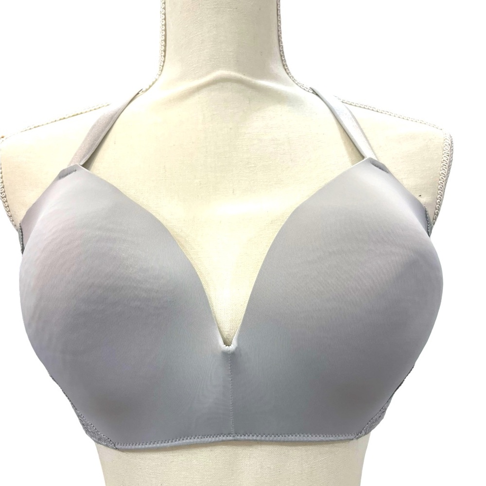 Auden The Bliss Gray Pace Bra Size 38DD No Wire